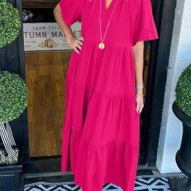 Carlota | Vestido Maxi com Movimento - Ines Braga