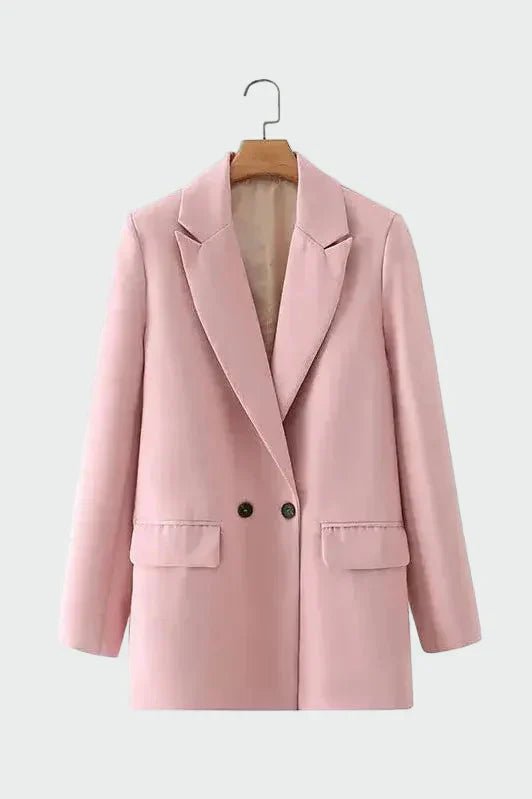 Casaco Oversized com Linha Moderna - Ines Braga