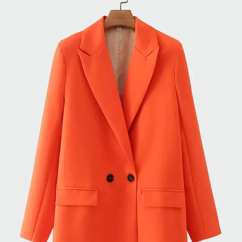 Casaco Oversized com Linha Moderna - Ines Braga