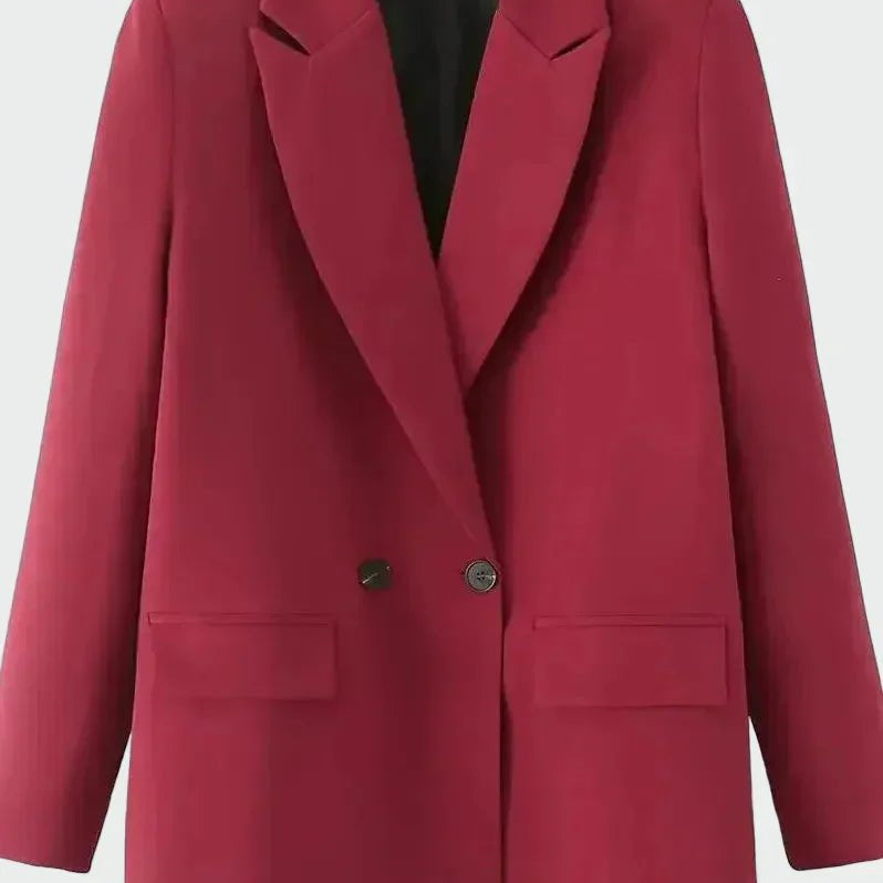Casaco Oversized com Linha Moderna - Ines Braga
