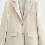 Casaco Oversized com Linha Moderna - Ines Braga