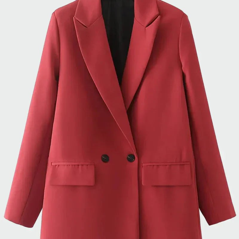 Casaco Oversized com Linha Moderna - Ines Braga