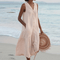 Celeste | Vestido com Decote em V - Ines Braga