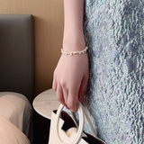 Céline Pulseira Elegante De Pérolas - Luxo No Visual - Ines Braga