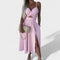 Cielo Divino – Vestido Midi con Abertura Frontal - Ines Braga