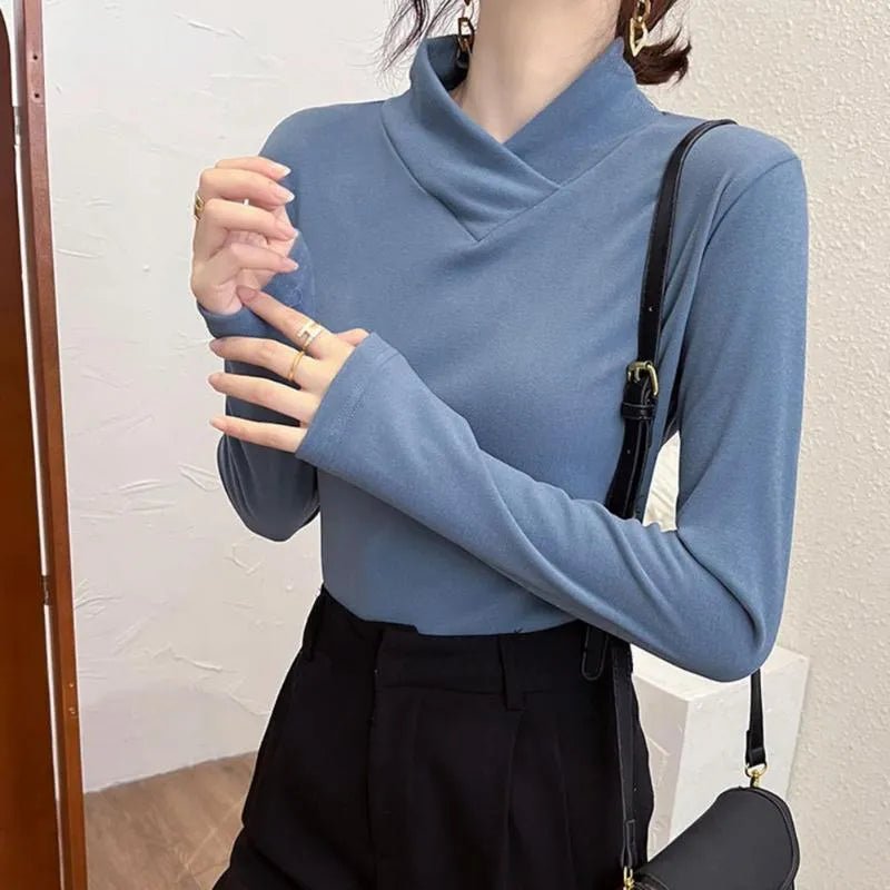 Cinda | Camisola de Gola Alta Elegante - Ines Braga
