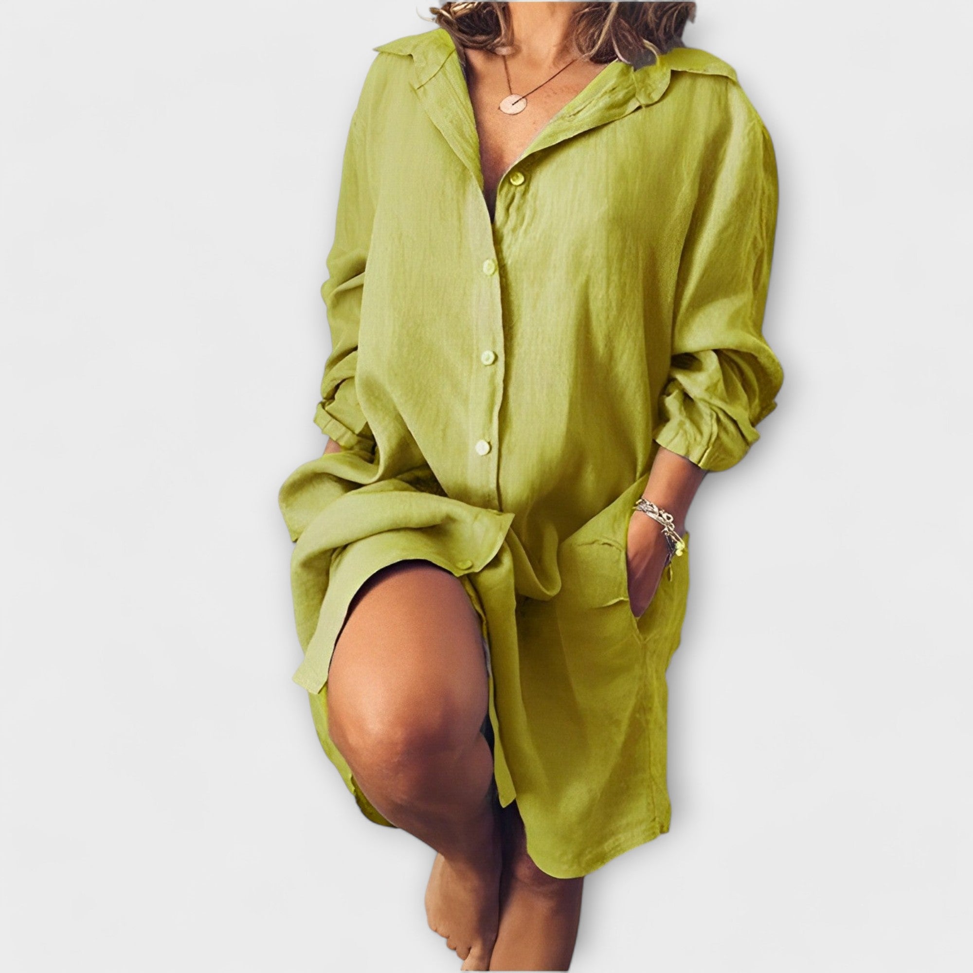 Clara | Blusa casual de linho - Ines Braga