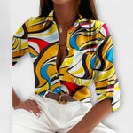 Clara - Blusa com Gola Clássica - Ines Braga