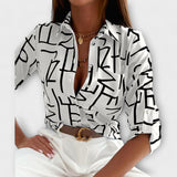 Clara - Blusa com Gola Clássica - Ines Braga