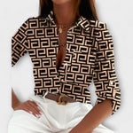 Clara - Blusa com Gola Clássica - Ines Braga