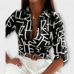 Clara - Blusa com Gola Clássica - Ines Braga