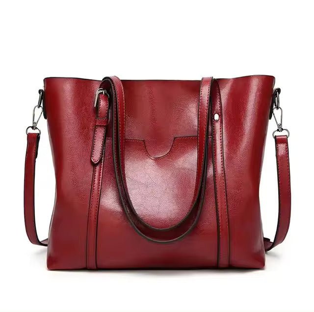Clara | Bolsa de Ombro em Couro Macio Versátil Elegante - Ines Braga