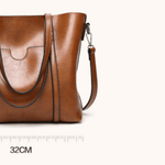 Clara | Bolsa de Ombro em Couro Macio Versátil Elegante - Ines Braga