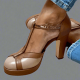 Criselmara™ | Sandálias de salto alto elegantes e confortáveis - Ines Braga
