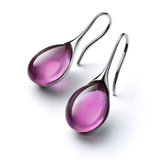 CristalLux Brincos Gota Ouro Prata - Elegância Brilhante - Ines Braga