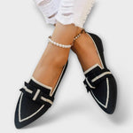 Dalva - Sapatos rasos para mulher com nó - Ines Braga