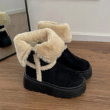 Danna | Botas com plataforma de inverno com design moderno e aconchegante - Ines Braga