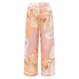Diana| Calça de cintura alta com estampa artística - Ines Braga