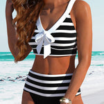 Laluna Gestreifter Bikini