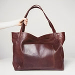 Elara | Bolsa Retrô Em Couro Genuíno Elegante E Prática - Ines Braga