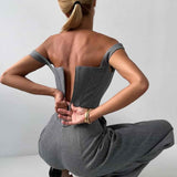 Elegance - Conjunto de três peças com blazer trespassado