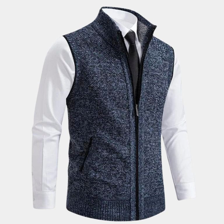 Pedro | Colete elegante com fecho de correr completo