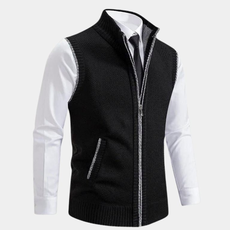 Pedro | Colete elegante com fecho de correr completo