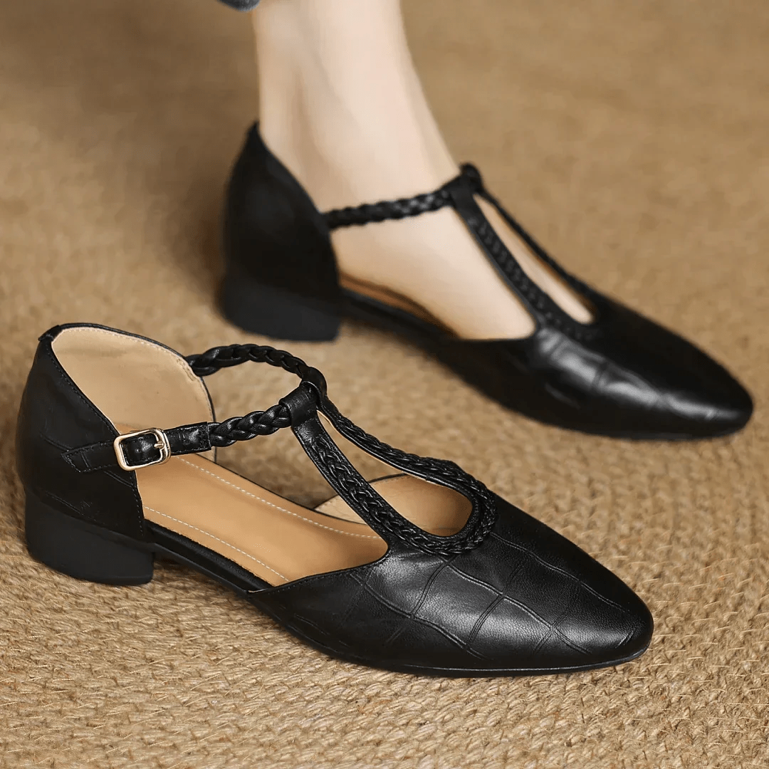Elena® - Sapatos Ortopédicos em Pele ⏐ Edição Premium - Ines Braga