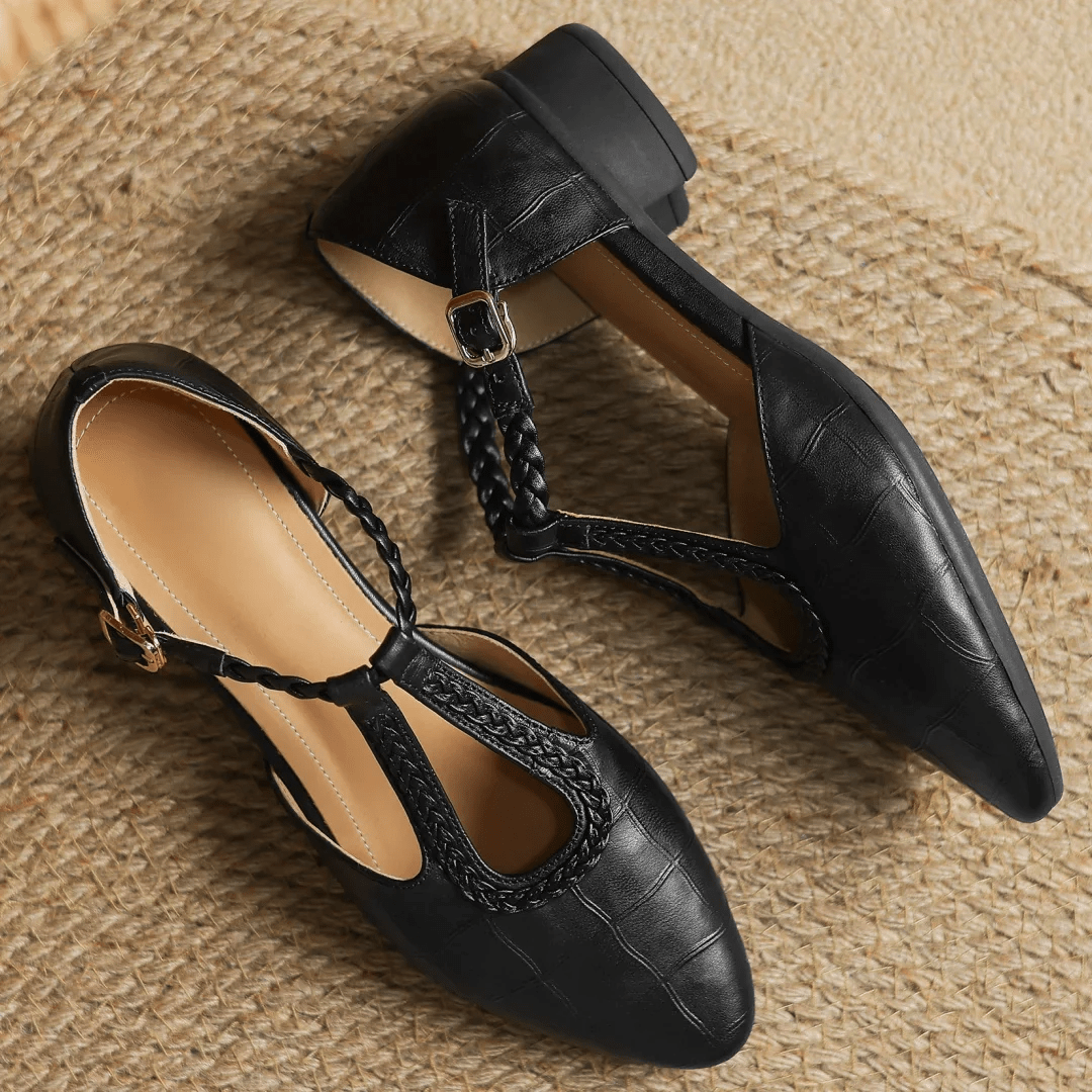 Elena® - Sapatos Ortopédicos em Pele ⏐ Edição Premium - Ines Braga