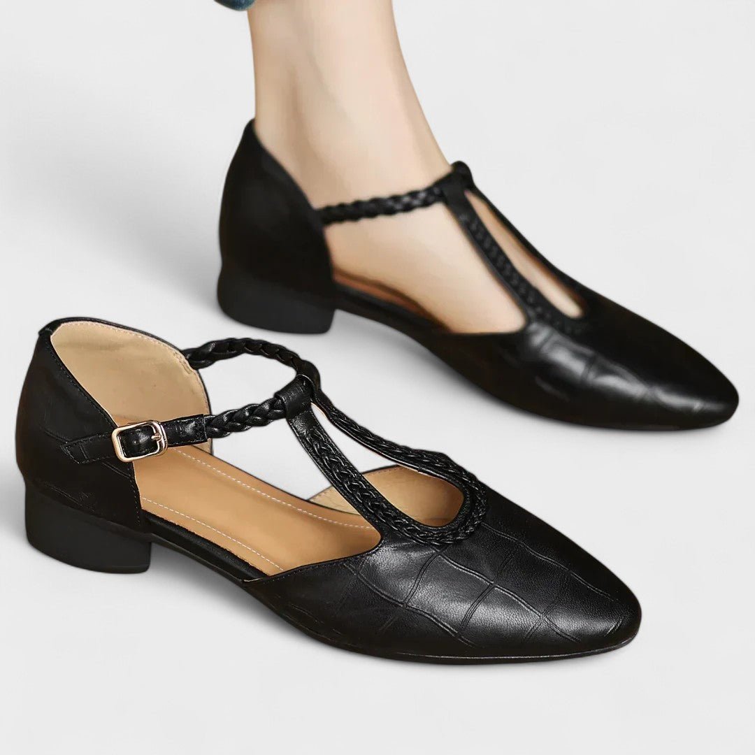 Elena® - Sapatos Ortopédicos em Pele ⏐ Edição Premium - Ines Braga