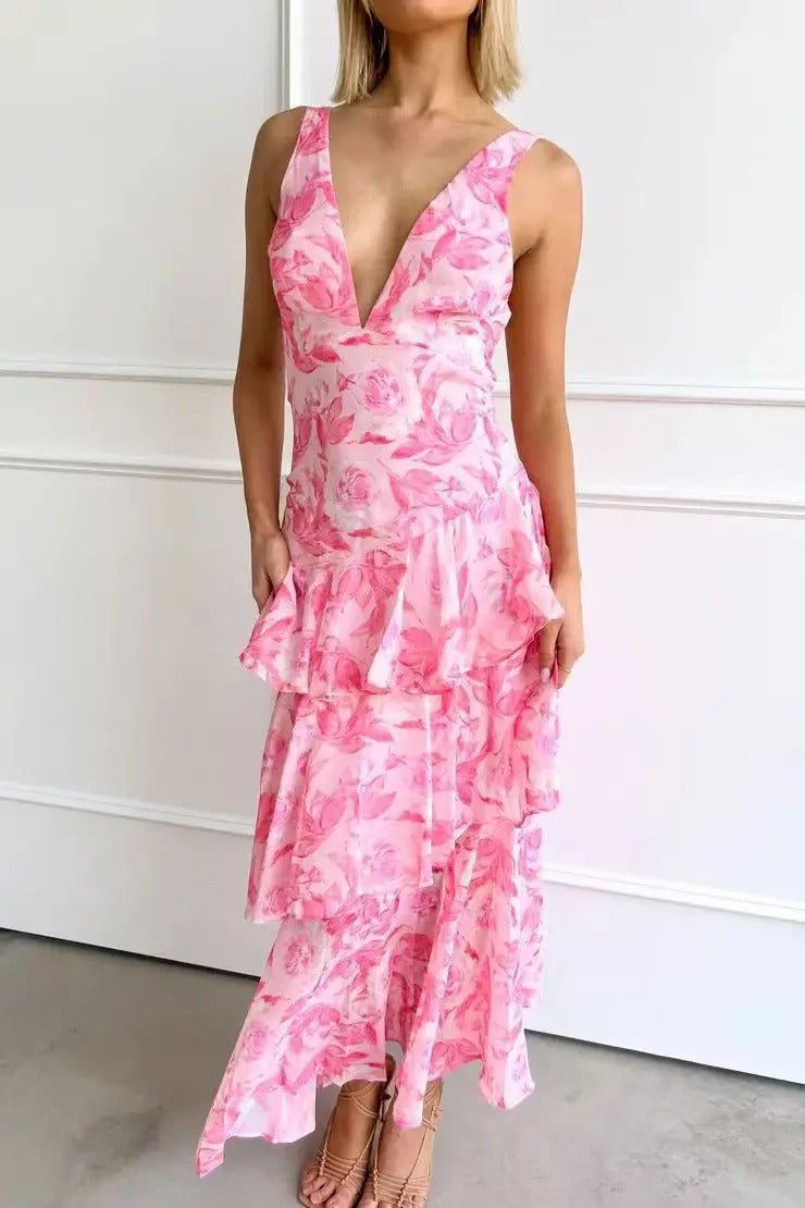 Elie | Vestido Maxi Elegante Para Um Estilo De Verão Descontraído - Ines Braga