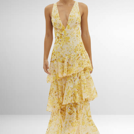Elie | Vestido Maxi Elegante Para Um Estilo De Verão Descontraído - Ines Braga