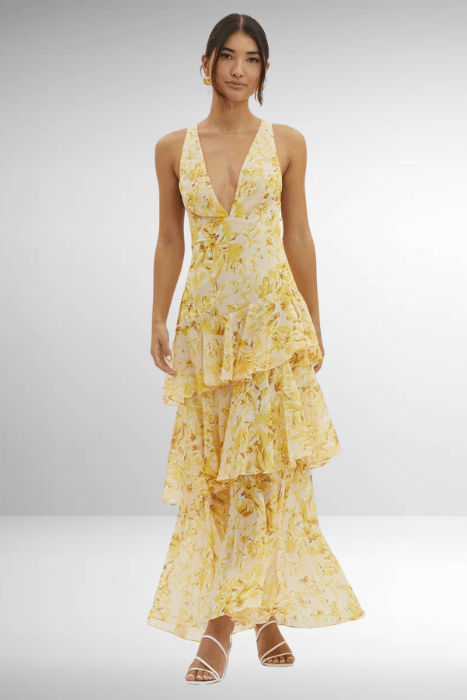 Elie | Vestido Maxi Elegante Para Um Estilo De Verão Descontraído - Ines Braga