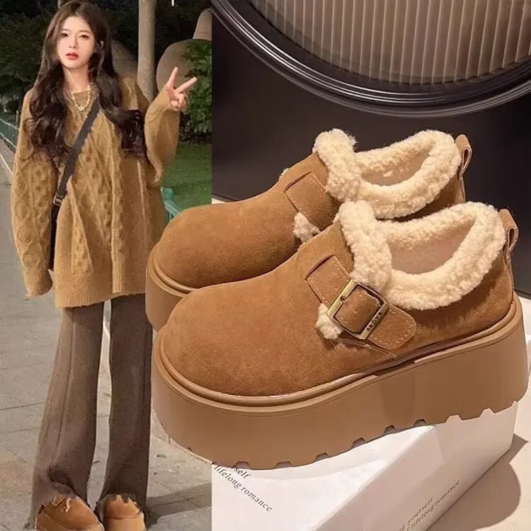 Elisa |Botas com plataforma elegante para o inverno com um toque moderno - Ines Braga