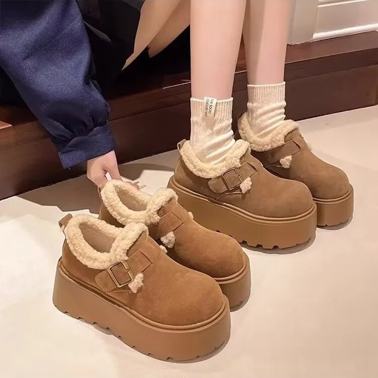 Elisa |Botas com plataforma elegante para o inverno com um toque moderno - Ines Braga