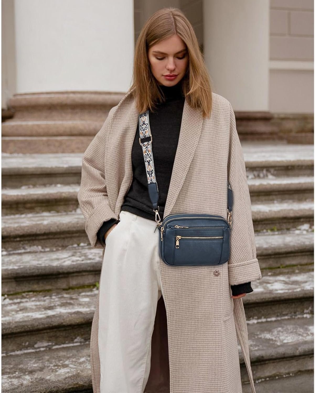 Ella | Bolsa de Ombro em Couro Sintético Refinado com Estilo - Ines Braga