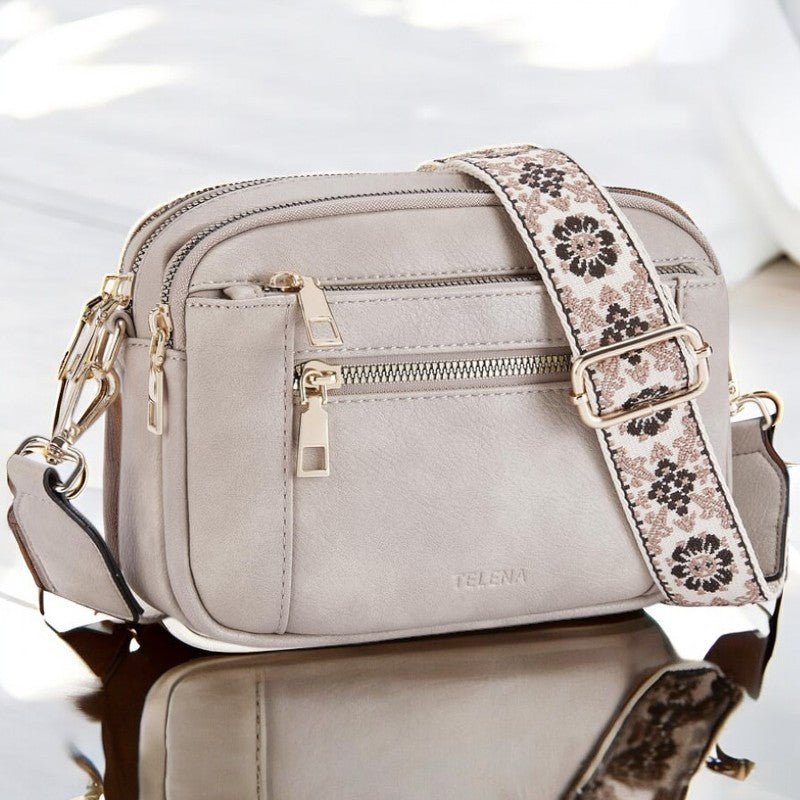 Ella | Bolsa de Ombro em Couro Sintético Refinado com Estilo - Ines Braga