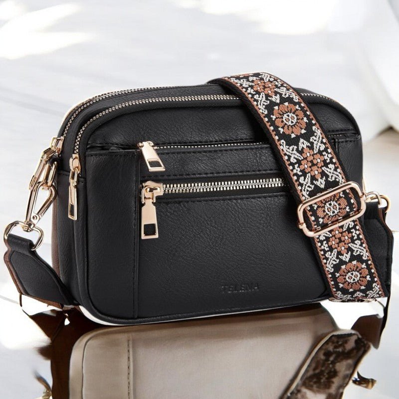 Ella | Bolsa de Ombro em Couro Sintético Refinado com Estilo - Ines Braga