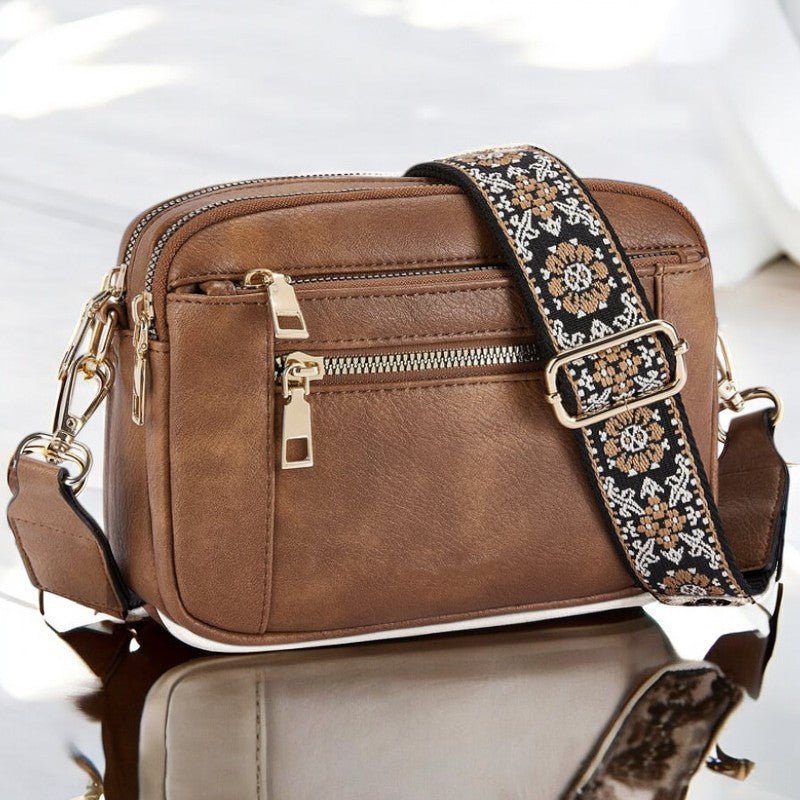 Ella | Bolsa de Ombro em Couro Sintético Refinado com Estilo - Ines Braga