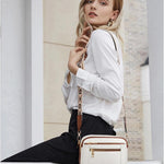 Ella | Bolsa de Ombro em Couro Sintético Refinado com Estilo - Ines Braga