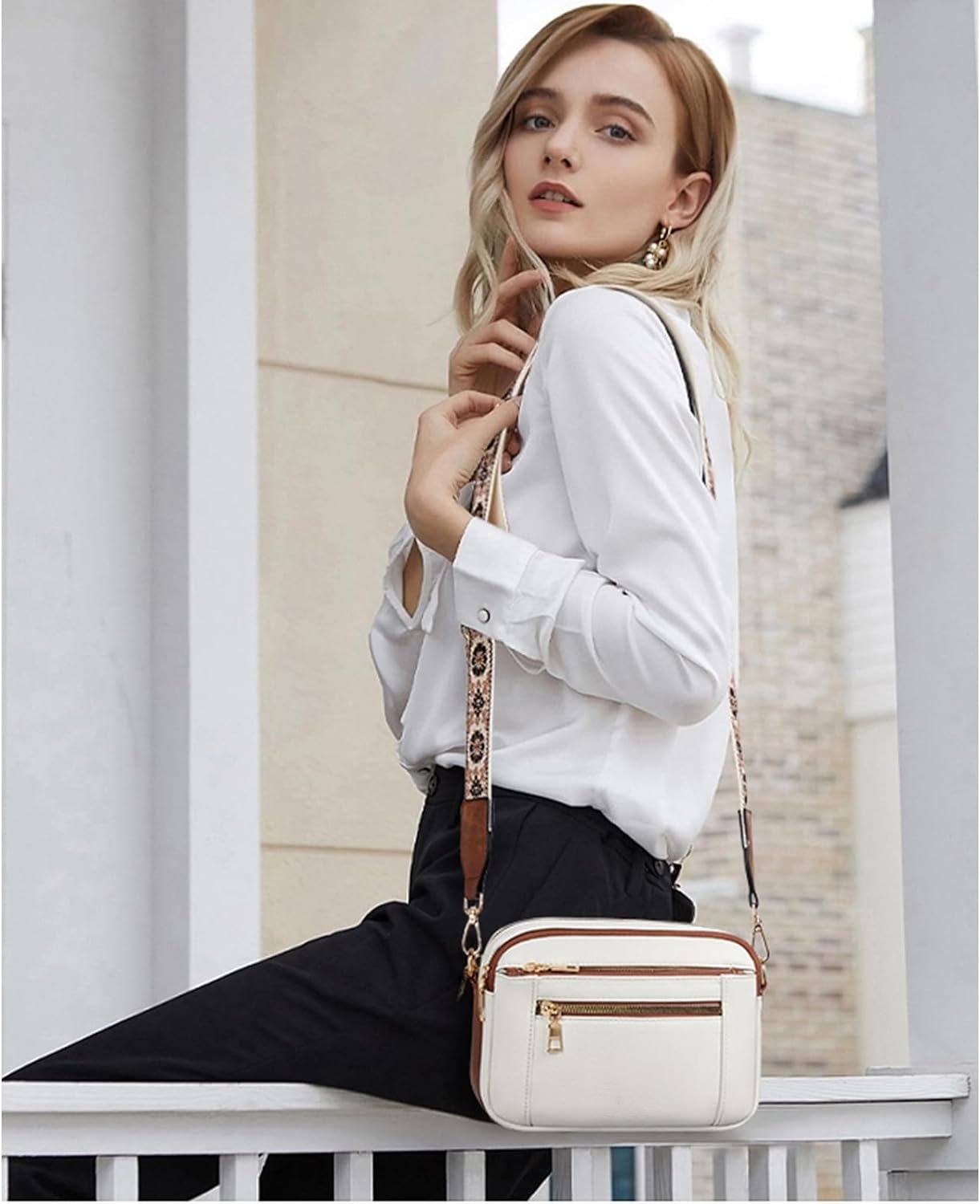 Ella | Bolsa de Ombro em Couro Sintético Refinado com Estilo - Ines Braga