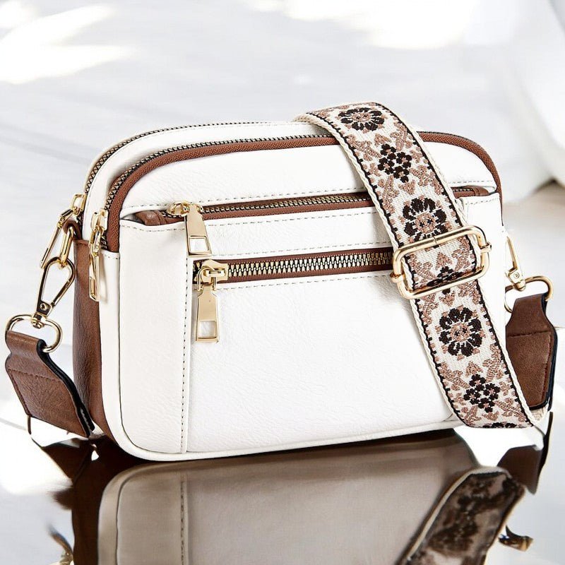 Ella | Bolsa de Ombro em Couro Sintético Refinado com Estilo - Ines Braga