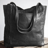 Elle - Bolsa de ombro clássica em pele - Ines Braga