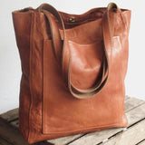 Elle - Bolsa de ombro clássica em pele - Ines Braga