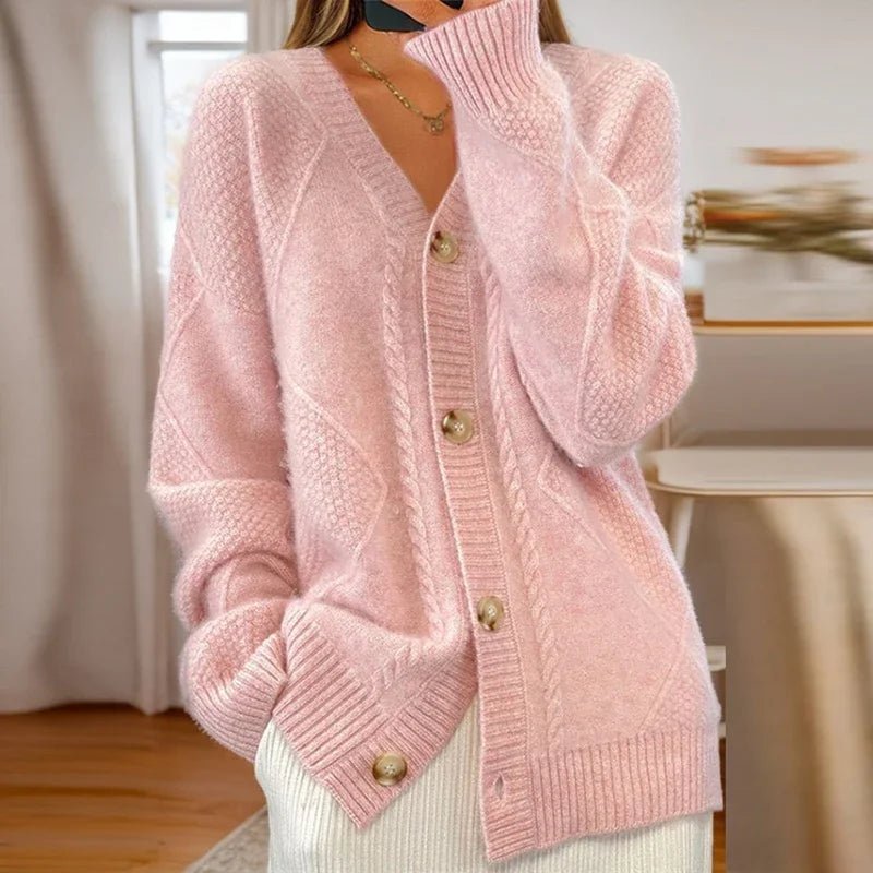 Éloise | Cardigan de Malha Canelada - Ines Braga