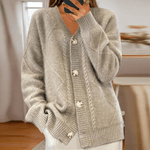 Éloise | Cardigan de Malha Canelada - Ines Braga
