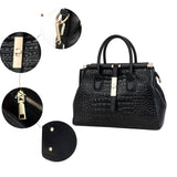 Elysian | Bolsa De Mão Em Couro Croc Premium Durável - Ines Braga