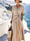 Emília – Vestido Ligeiramente Solto às Riscas - Ines Braga