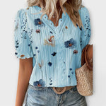 Emily - Blusa com decote em V - Ines Braga
