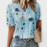 Emily - Blusa com decote em V - Ines Braga
